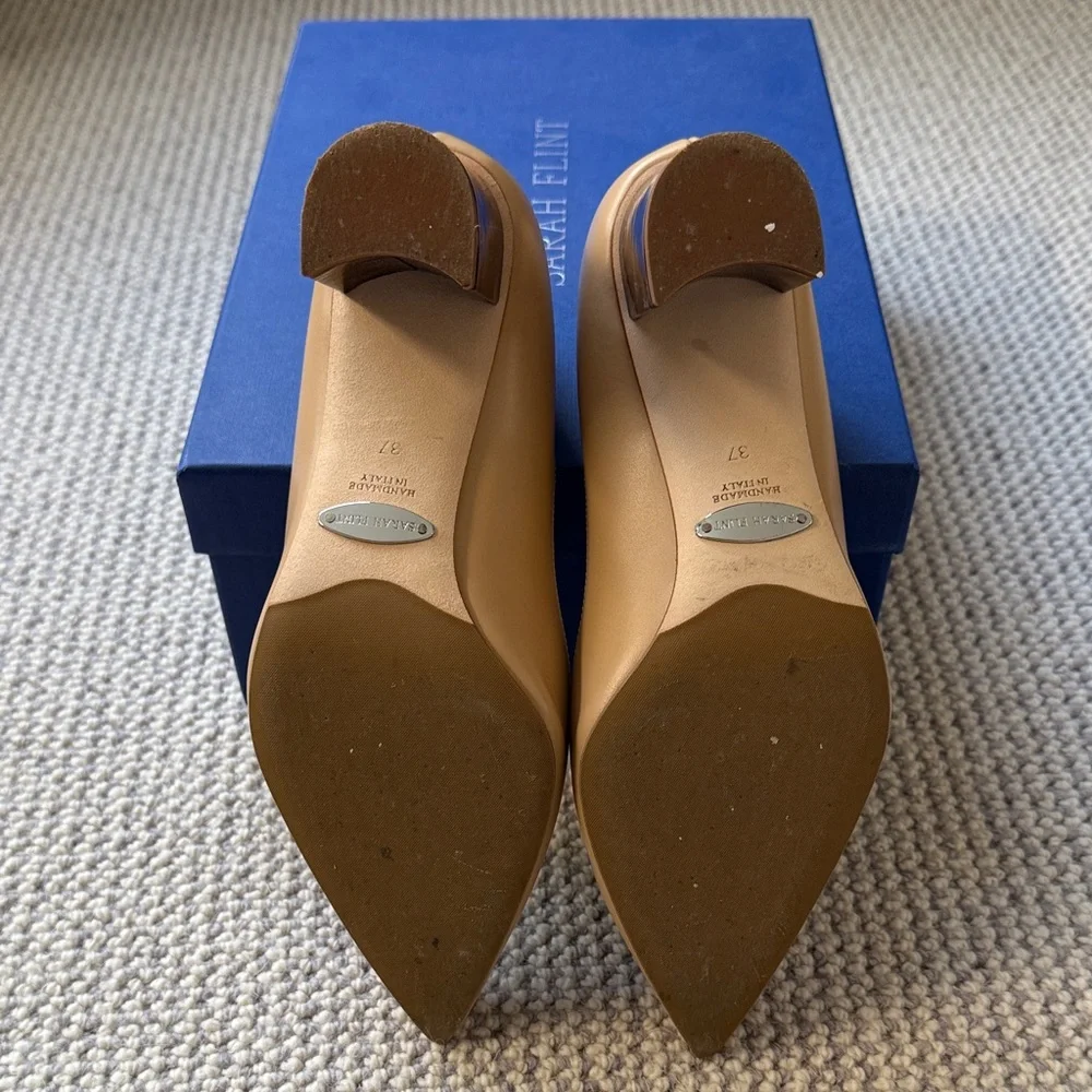 Sarah Flint Perfect Emma Beige Heels - Picture 5 of 6